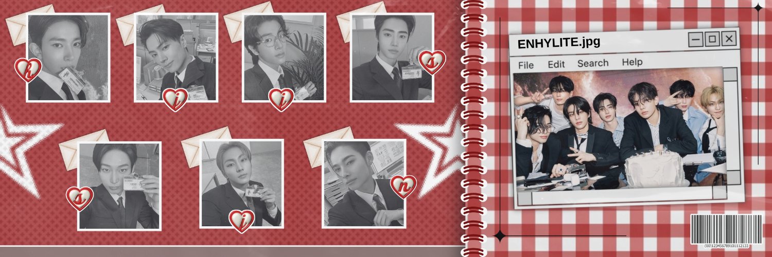 영원히 빛나라, ꩜ENHYLITE⭑.ᐟ banner