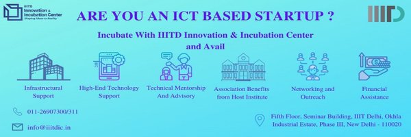 IIITD Innovation & Incubation Center Profile Banner