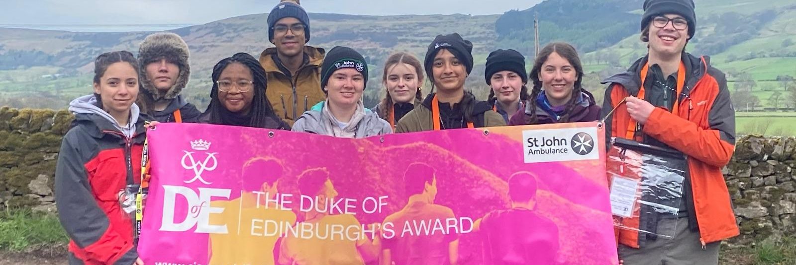 St John Ambulance DofE banner