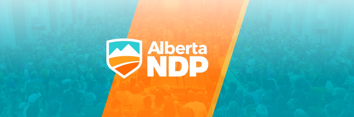 Alberta NDP's banner