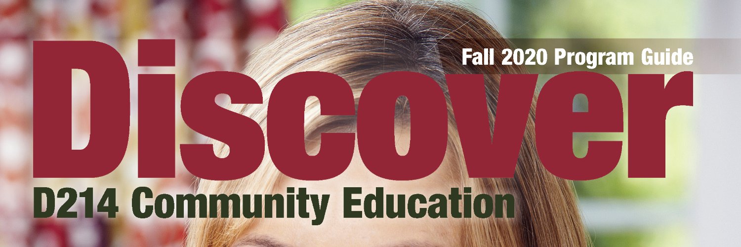 D214 Community Education banner