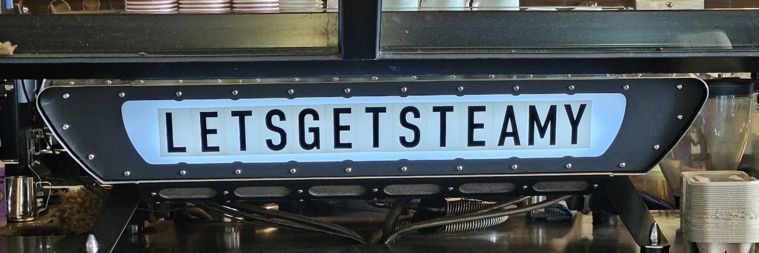 Steamy banner