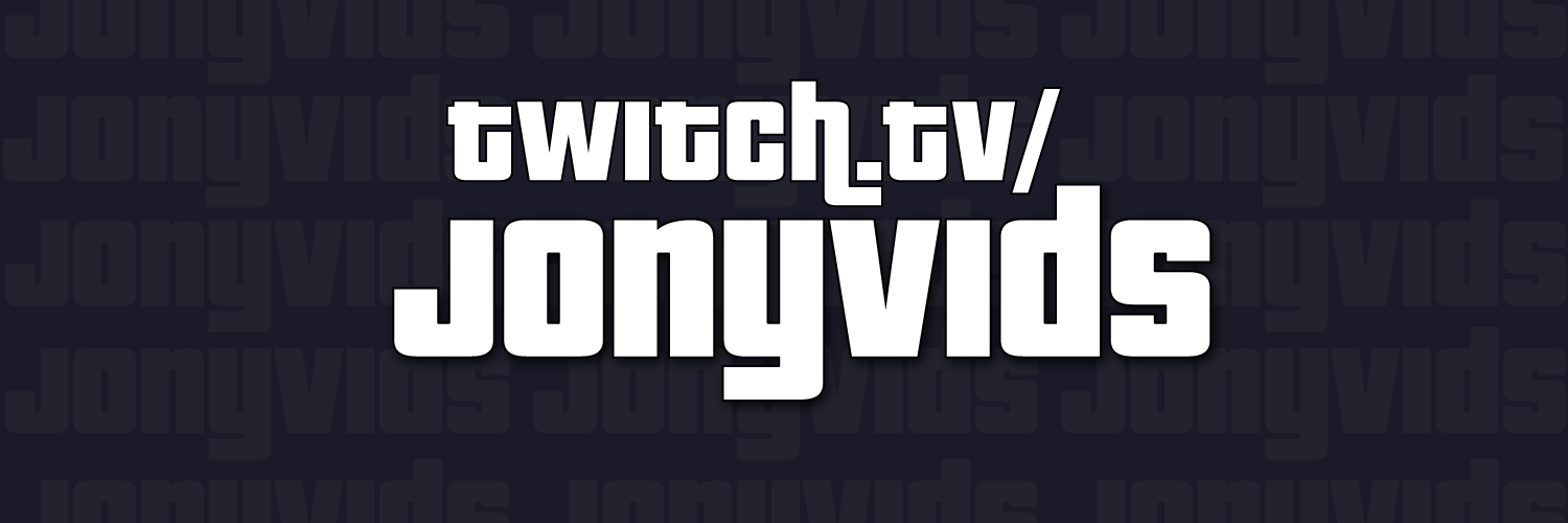 JonyVids's profile banner image
