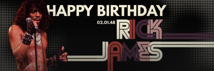 Rick James banner