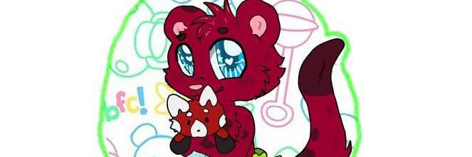 Inkspot otter, monster loving gremlin banner