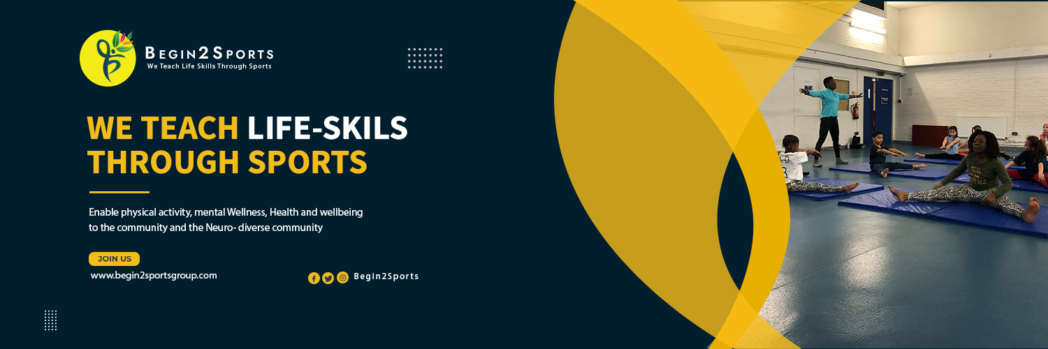 Begin2Sports Group Academy C.I.C banner