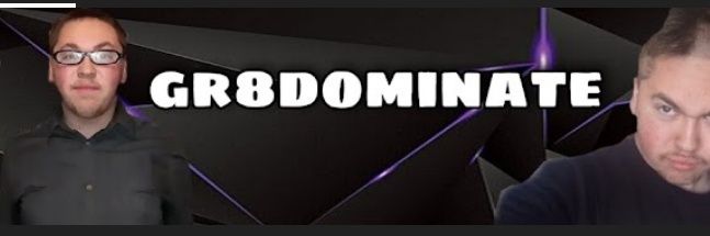GR8Dominate on YouTube banner