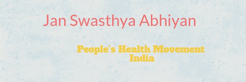 Jan Swasthya Abhiyan banner