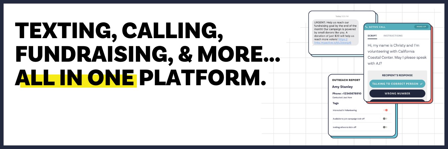 Impactive by ActBlue banner