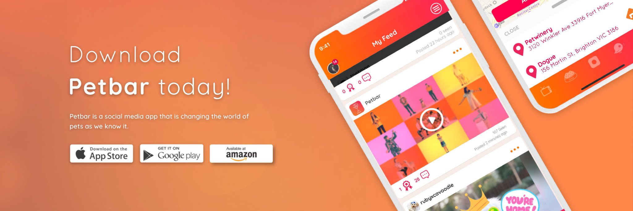 PetbarApp's profile banner image