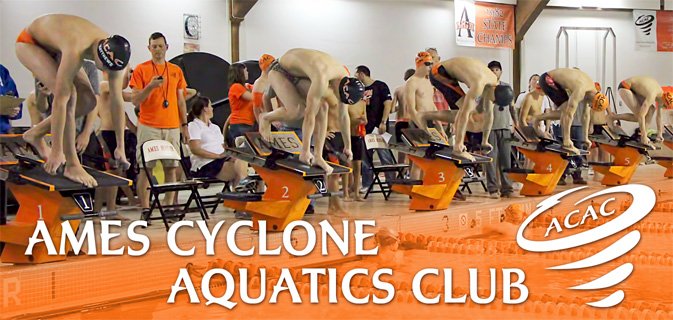 Ames Cyclone Aquatics Club banner