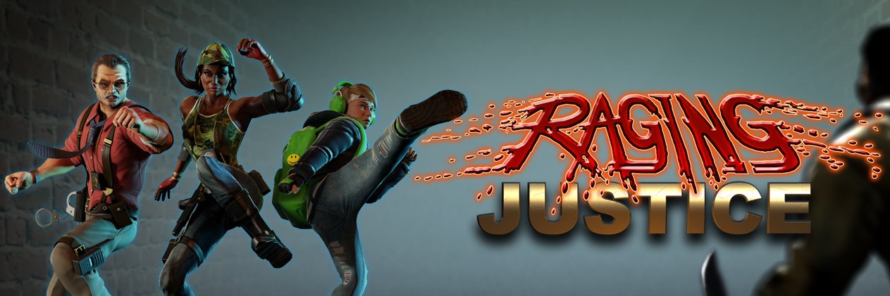 RAGING JUSTICE banner
