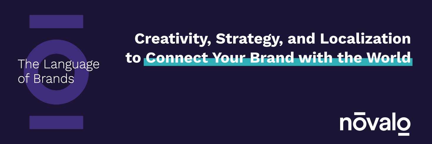 Nóvalo · The Language of Brands banner