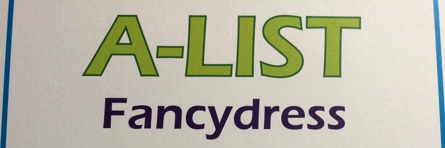 A-LIST Fancydress banner