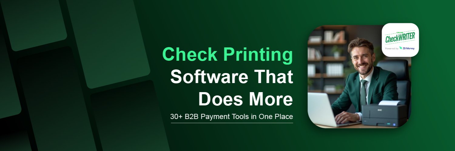 Online Check Writer banner