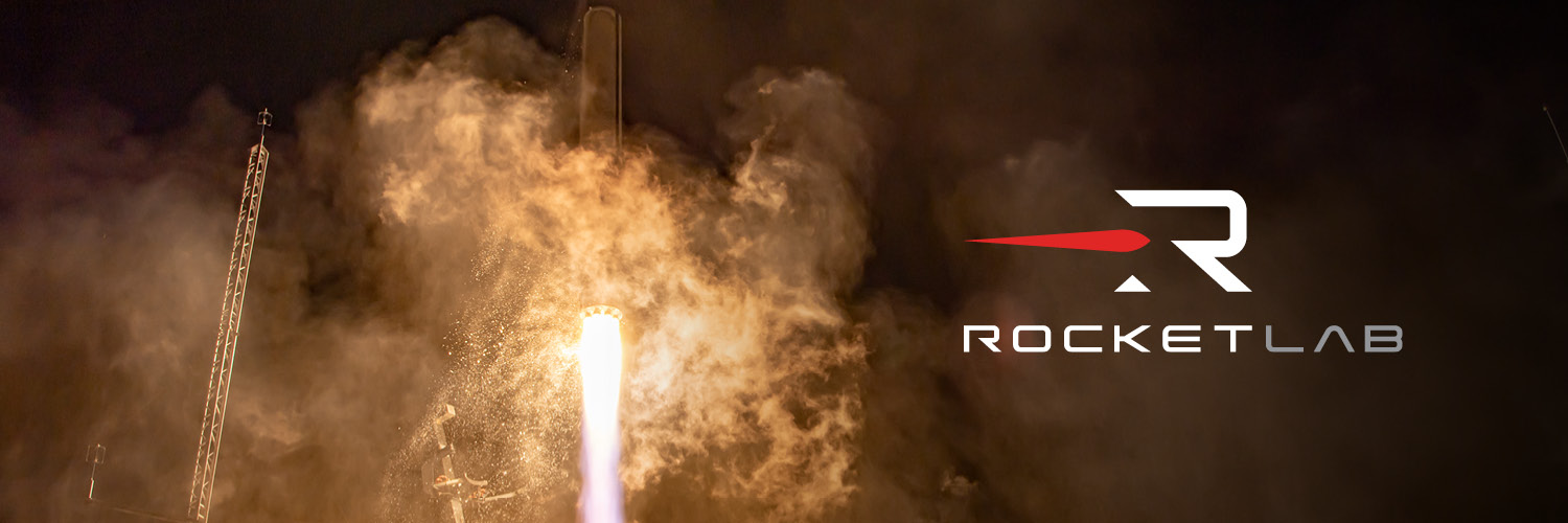 Rocket Lab's banner