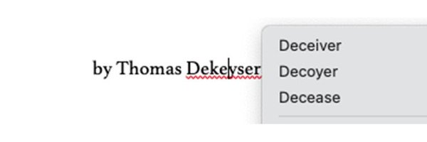 ThomasDekeyser Profile Banner
