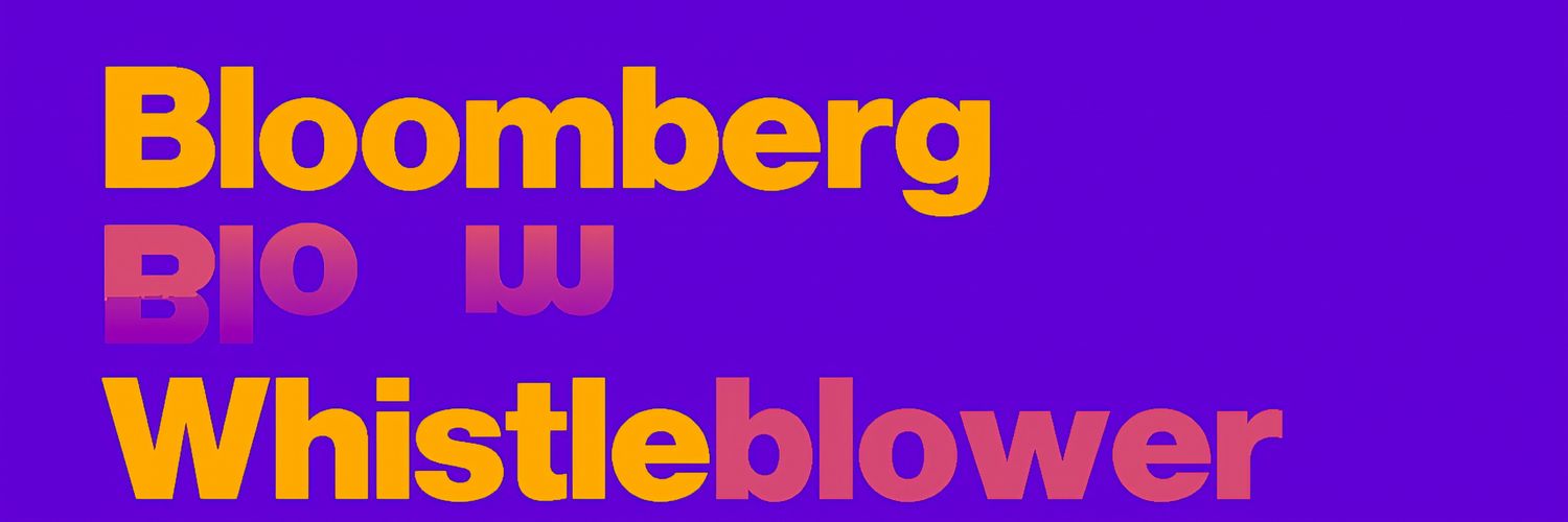 Bloomberg Whistleblower banner