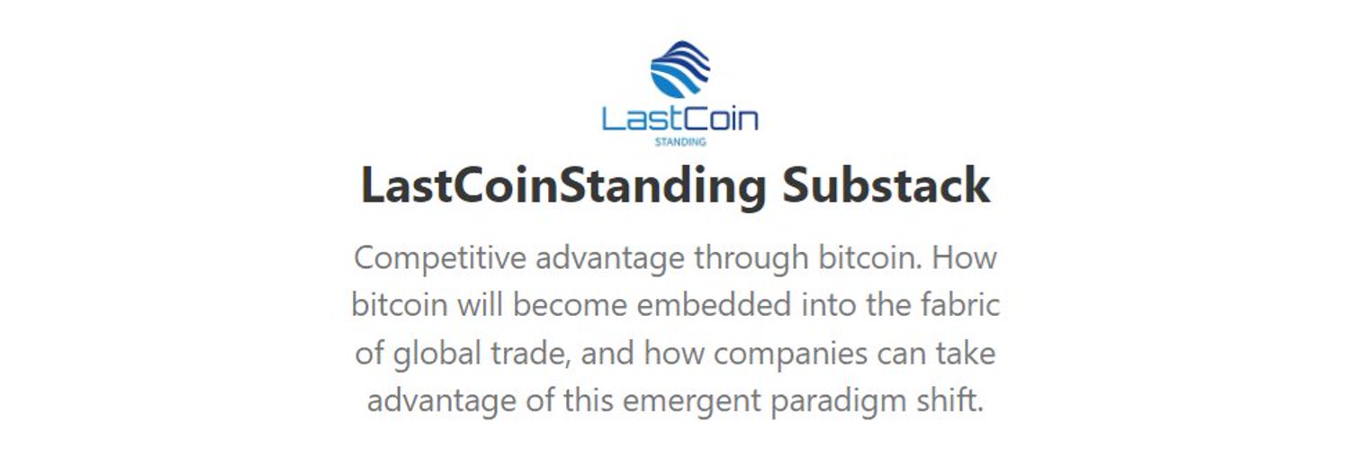 lastcoinstanding.substack.com Profile Banner