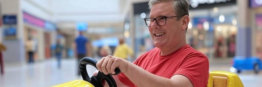 Super majority trolley-dash banner