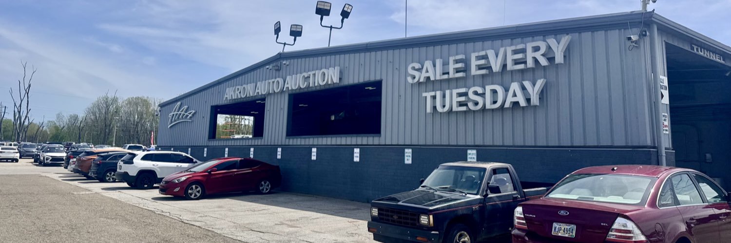 Akron Auto Auction banner