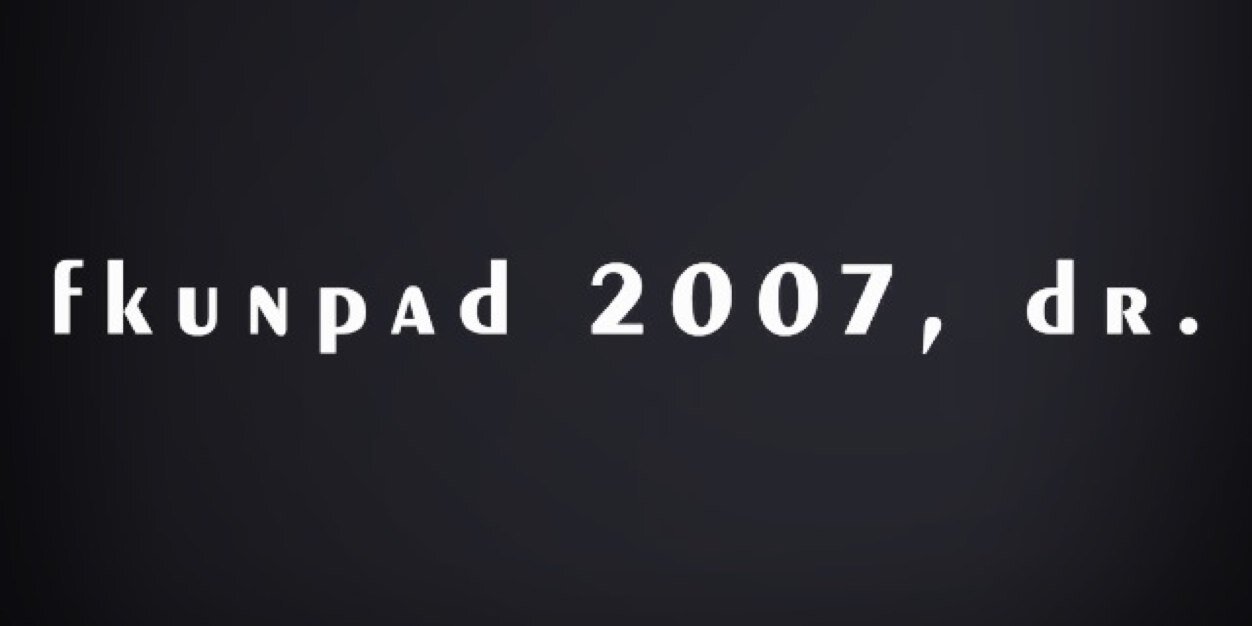 FK UNPAD 2007 banner