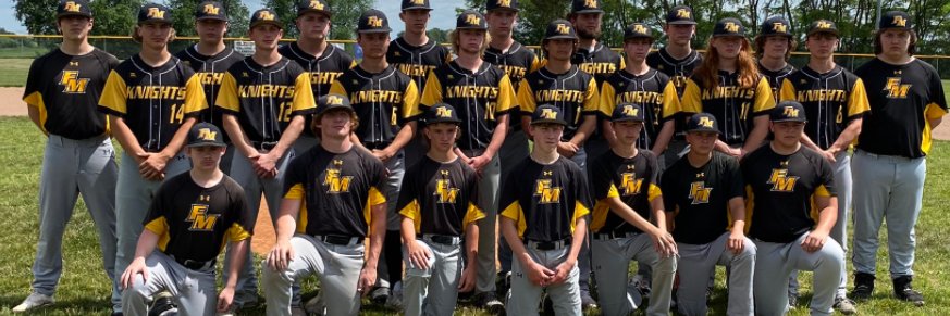 FM Knights Baseball banner