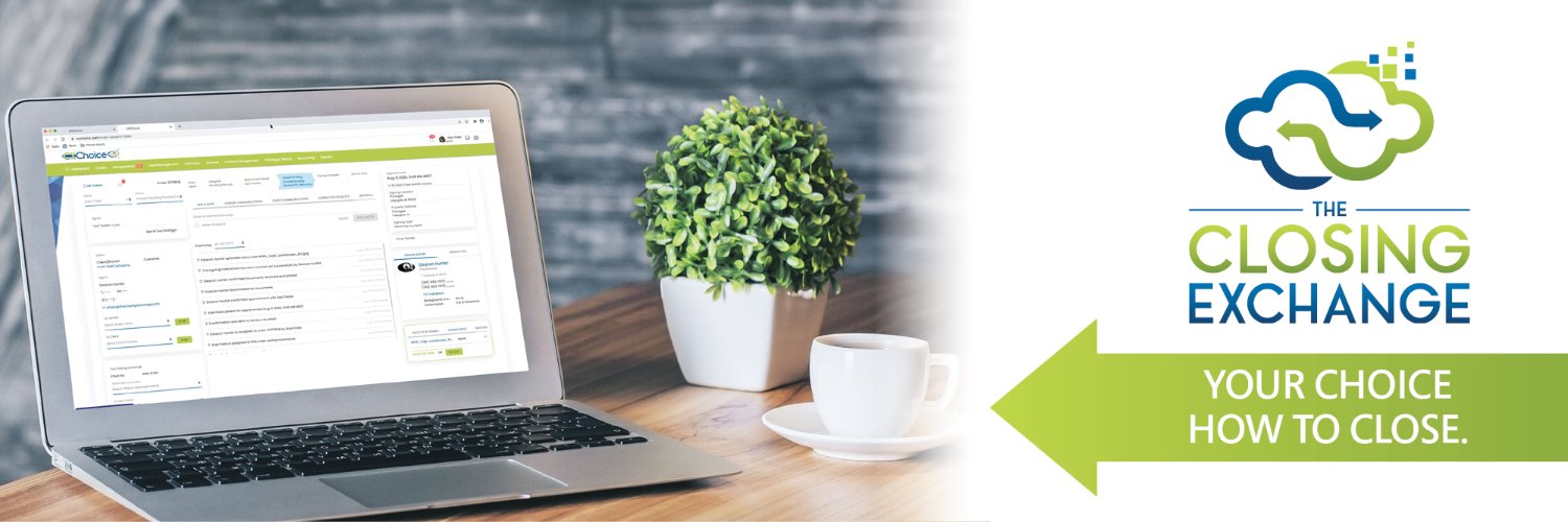 The Closing Exchange banner