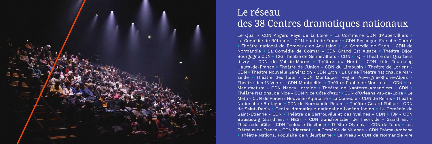 Association des Centres dramatiques nationaux banner