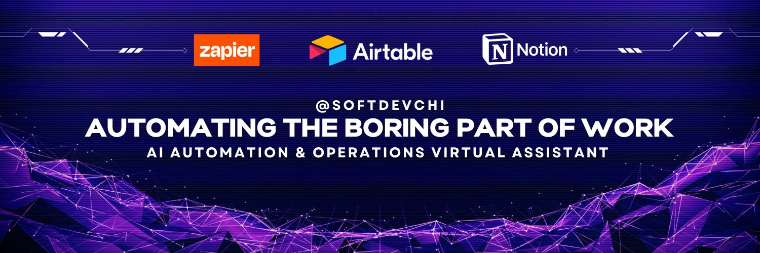 Courage Umunna | AI Automation & Ops VA banner