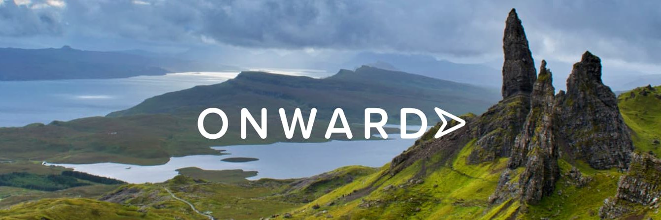 Onward's banner