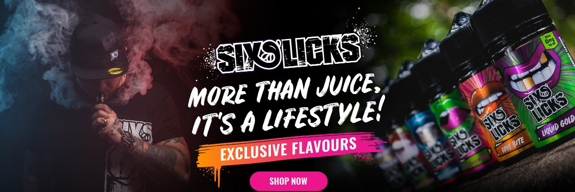 Six Licks banner