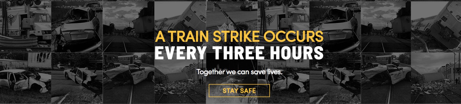 Stay Off The Tracks banner