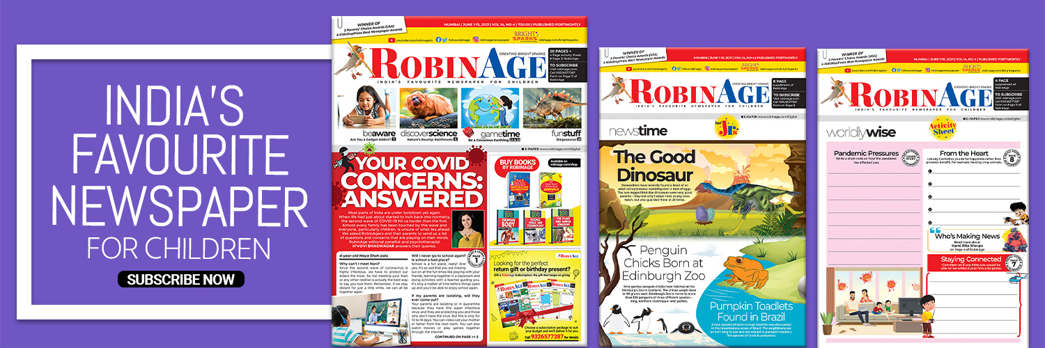 RobinAge NewsForKids banner