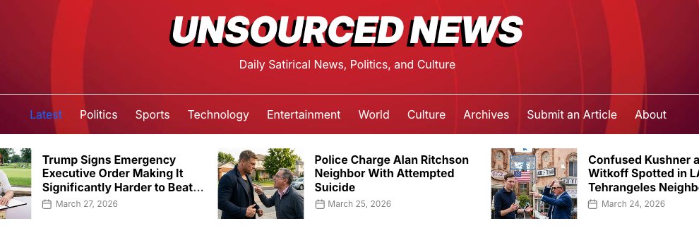 Unsourced News banner