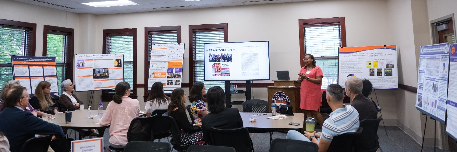 Clemson University Faculty ADVANCEment Office banner