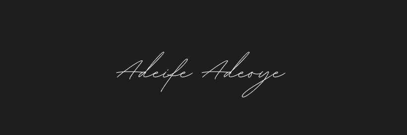 Adeife Adeoye's banner