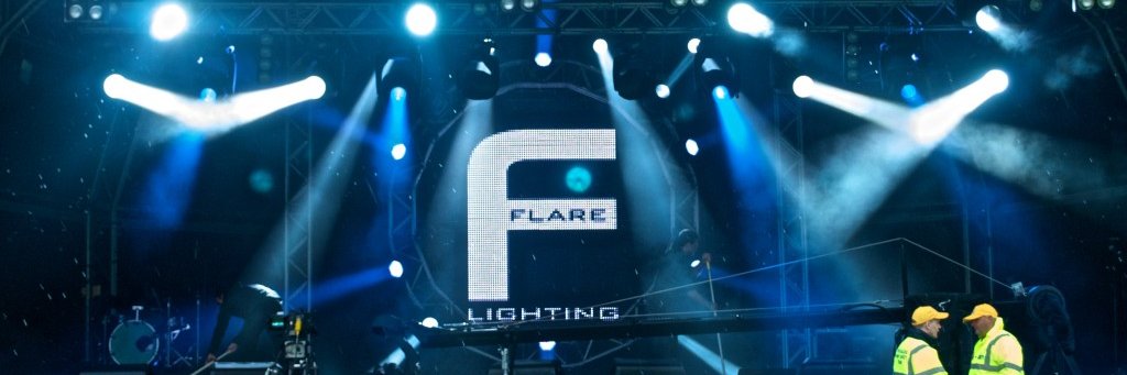 Flare Lighting banner