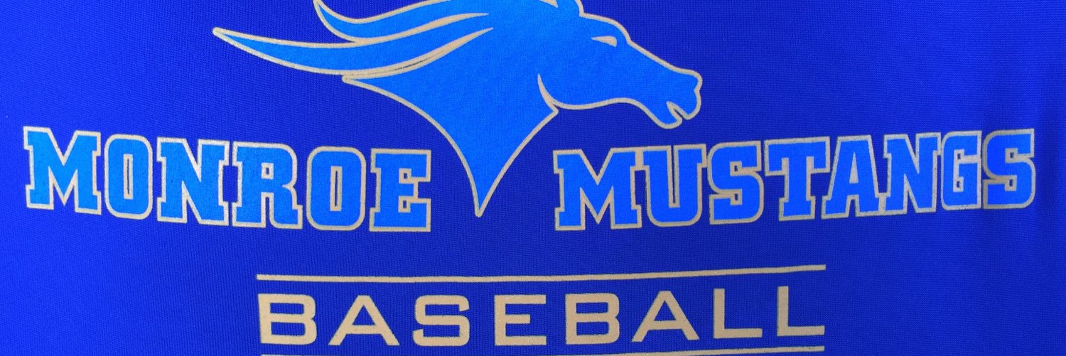 Monroe Mustangs Baseball banner