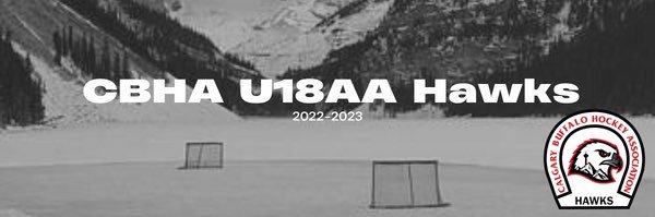 CBHA U18 Hawks banner