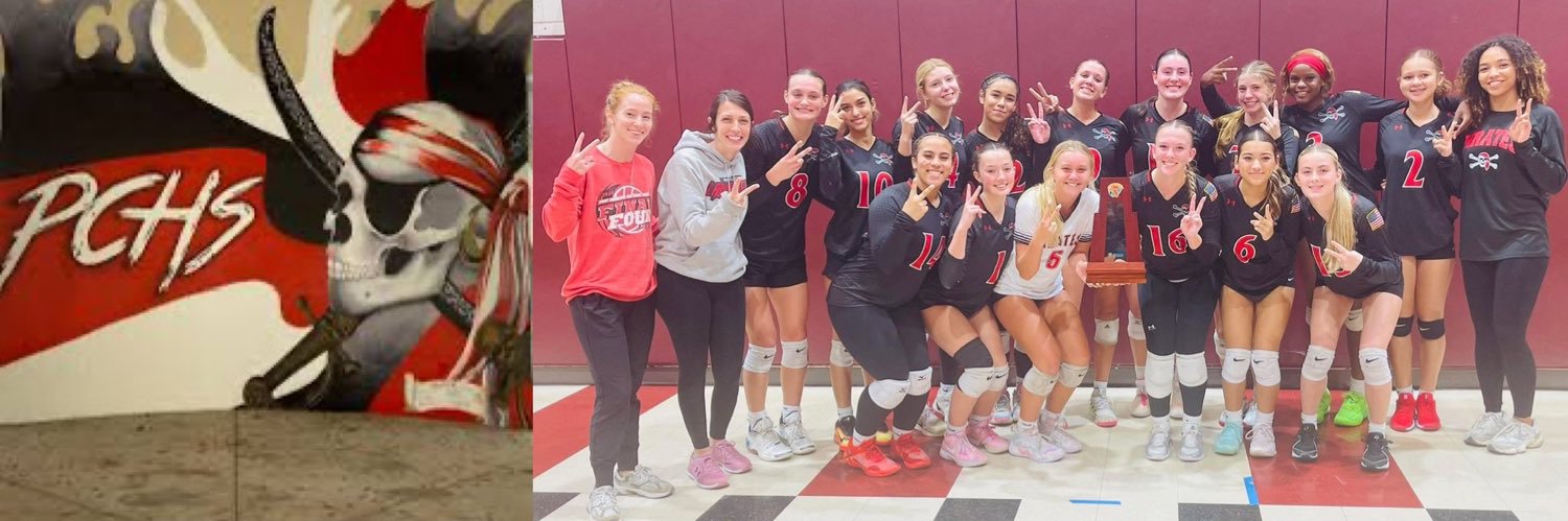PCHS Lady Pirates Indoor & Beach Volleyball banner