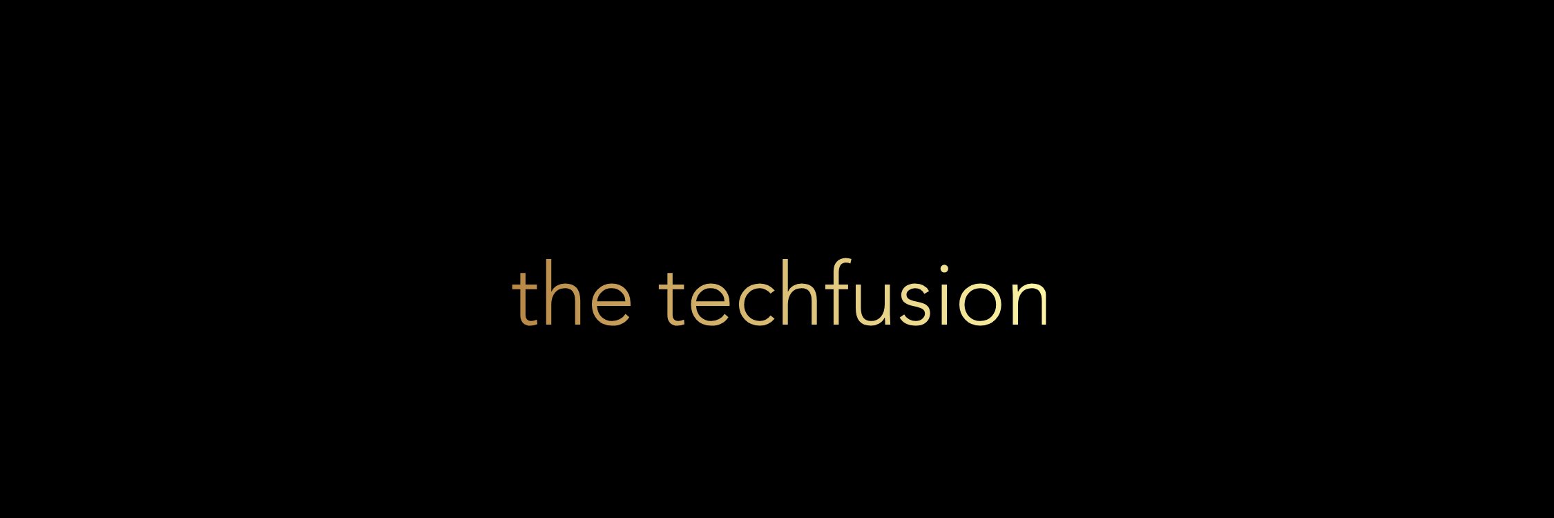 The Techfusion banner
