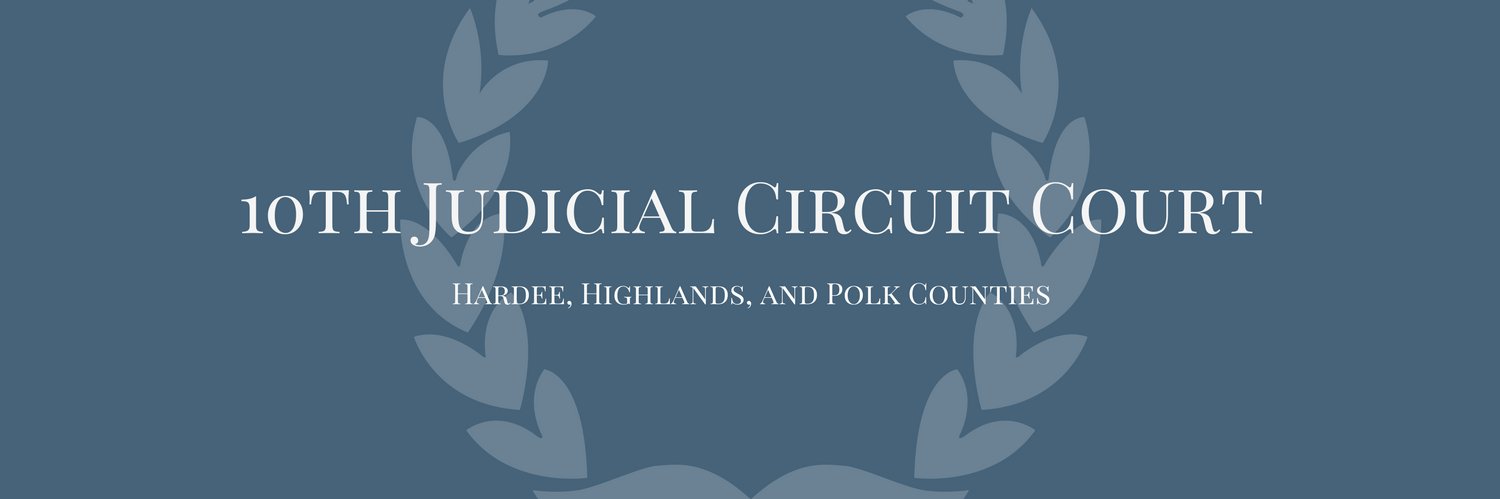 10th Judicial Circuit of FL banner