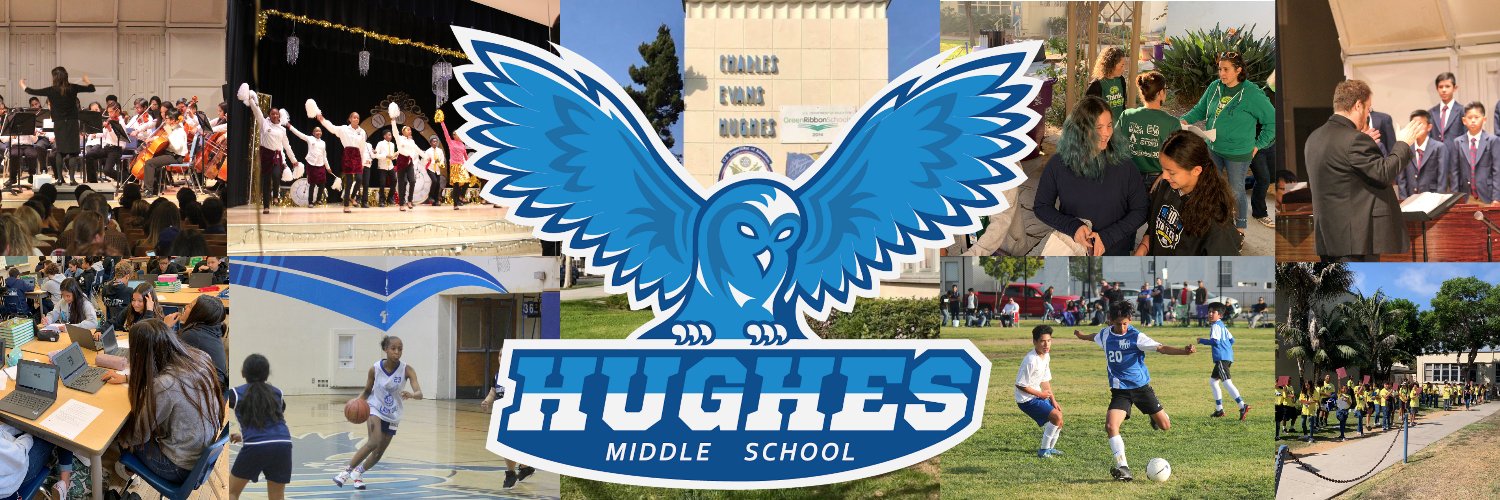 Hughes Middle School banner