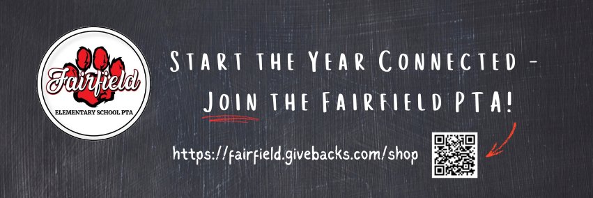 Fairfield PTA banner