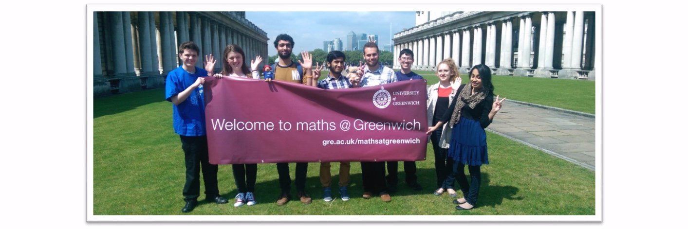 Maths Greenwich Uni banner