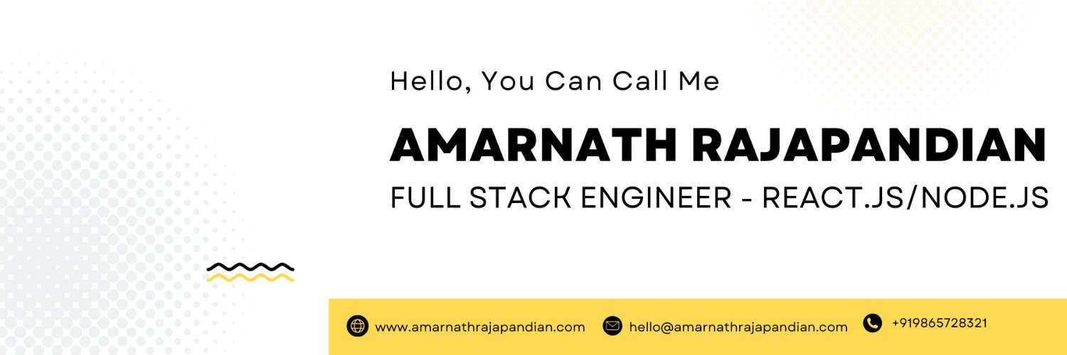 helloamarnath's profile banner image