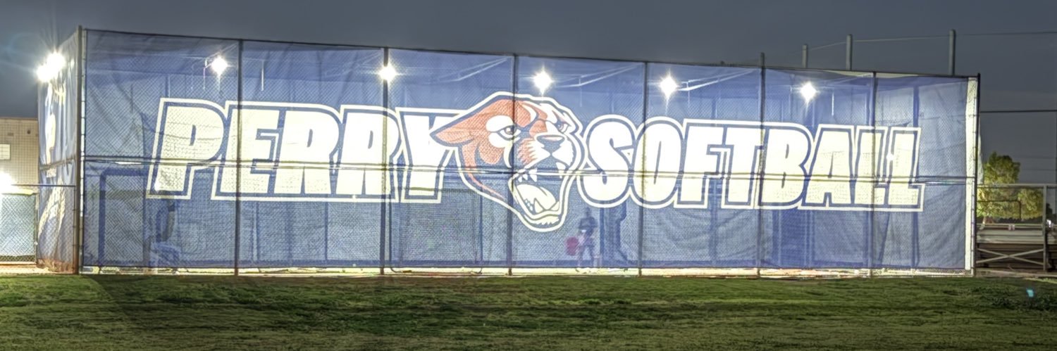 Perry High Softball banner