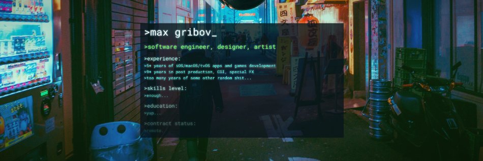 maxgribov's profile banner image