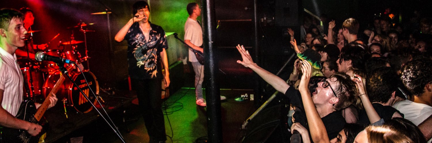 THE WATERFALLS banner